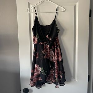 Rose patterned dress